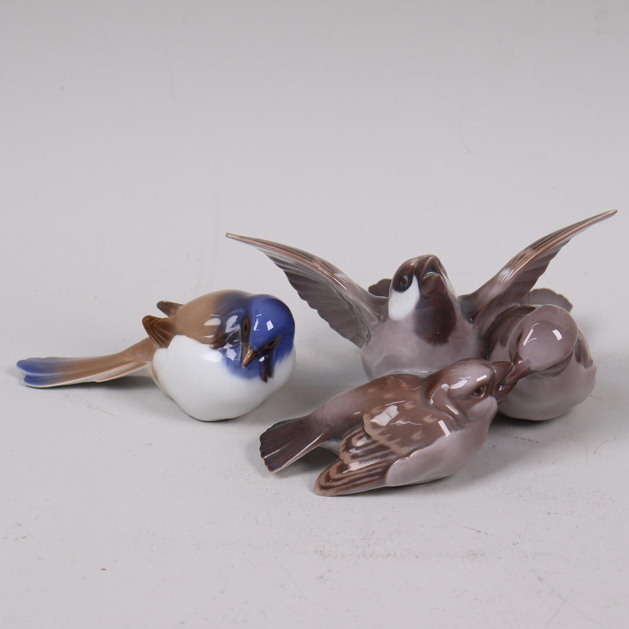 Figurines, Bing & Gröndahl, birds, 2 pcs.