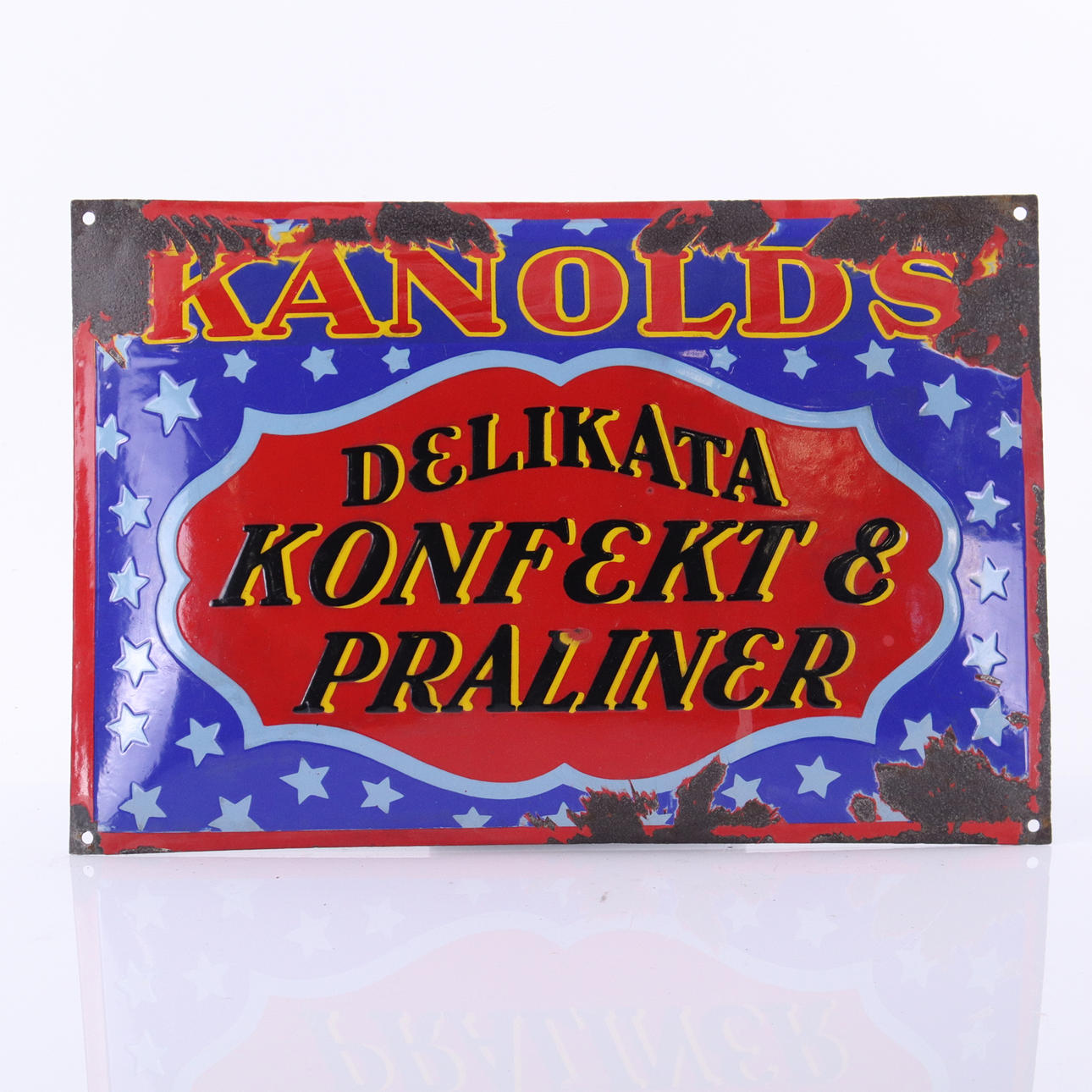 KANOLDS, emaljskylt, 1930-tal.