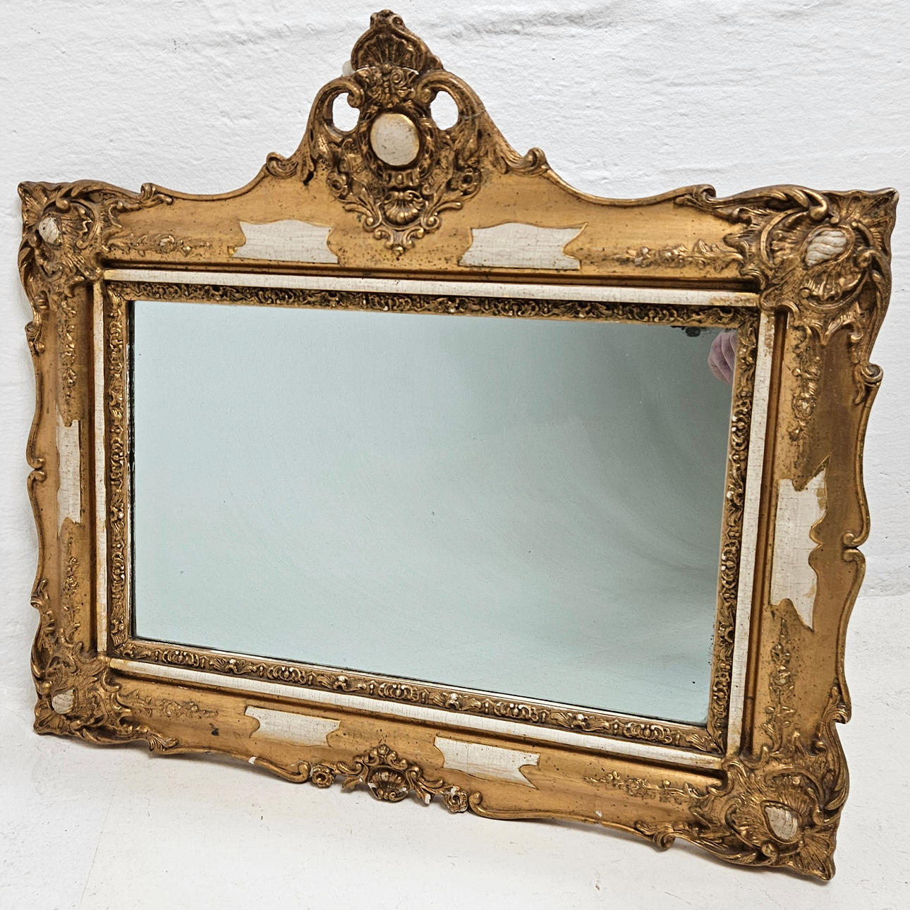 A late 19th century neo-rococo mirror.