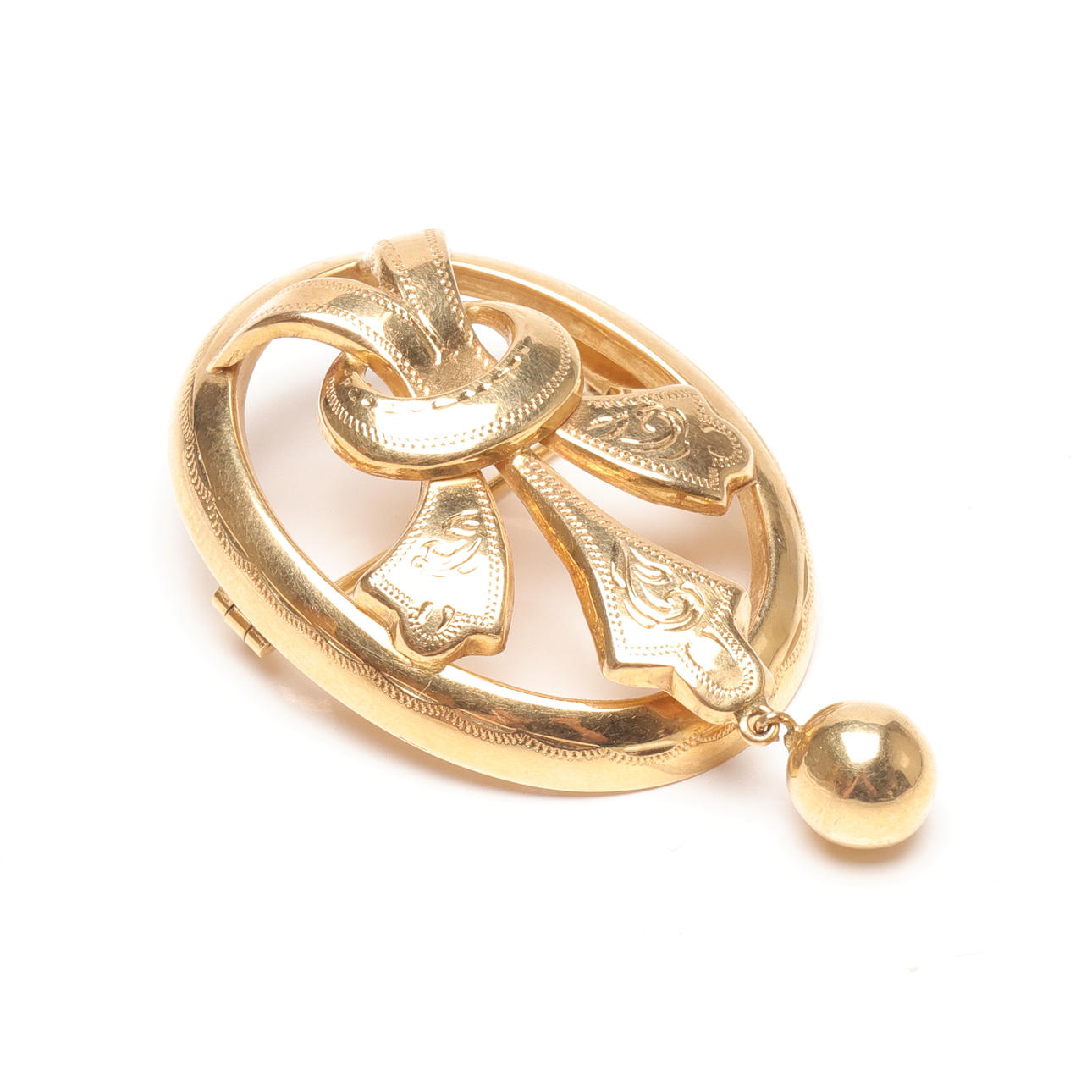 BROOCH, 18k gold, weight approx 4,9 grams.