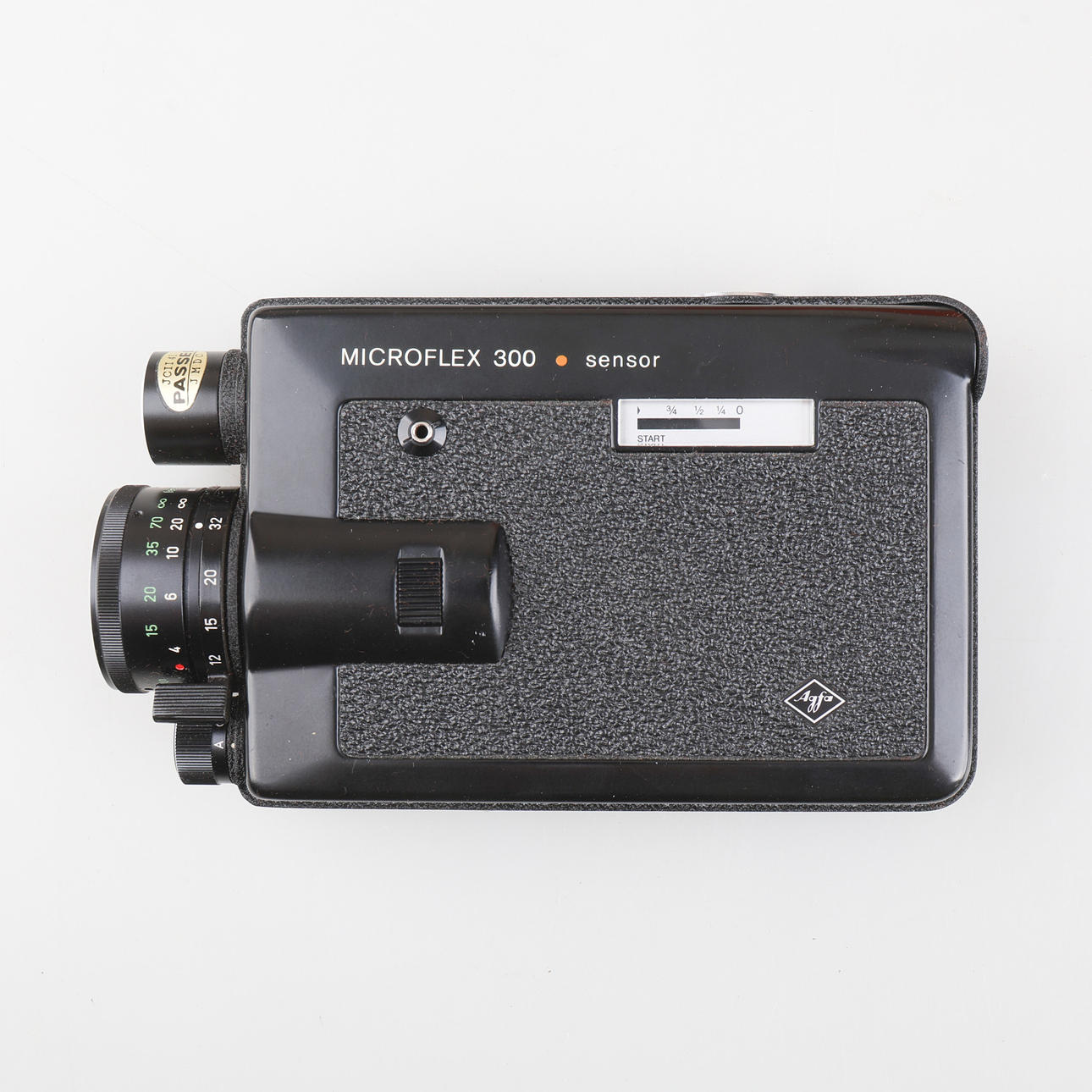 3 film cameras, Agfa microflex 300 sensor, 1970s/80s, and Fujia