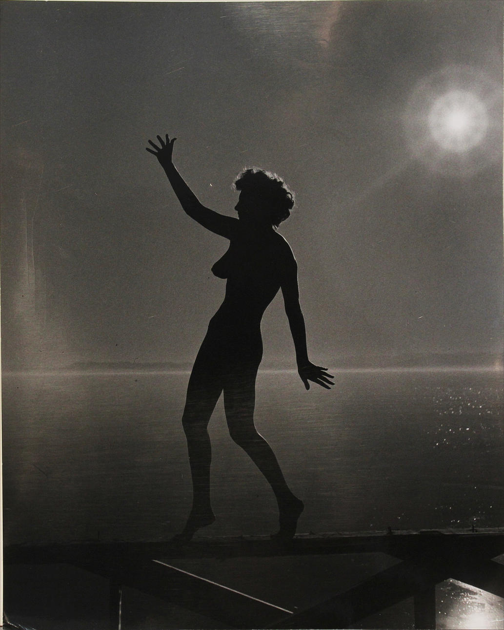ANDRÉ DE DIENES. "Nude". Silver gelatin print. Osignerad.