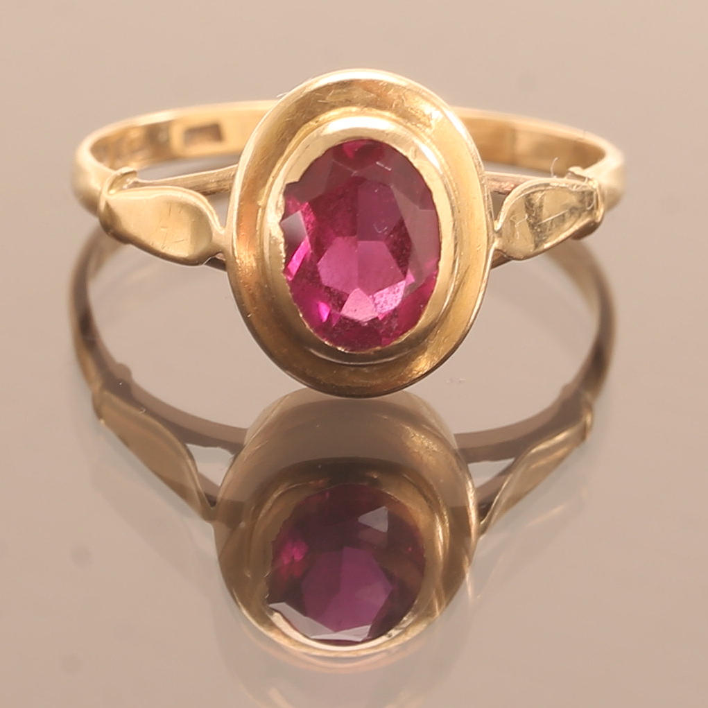 A RING, gold 18 k.