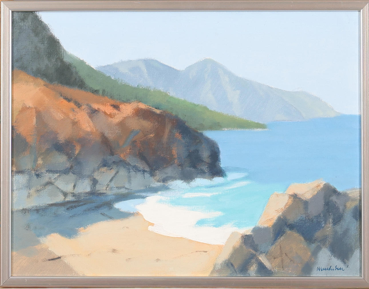 STIG WERNHEDEN. OIL ON CANVAS, signed.