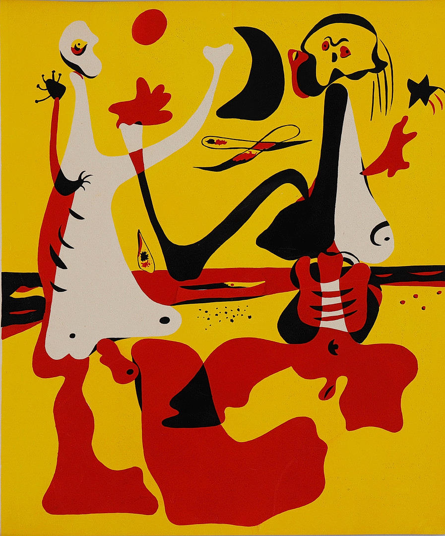 AFTER JOAN MIRÓ. "Davant el mar".