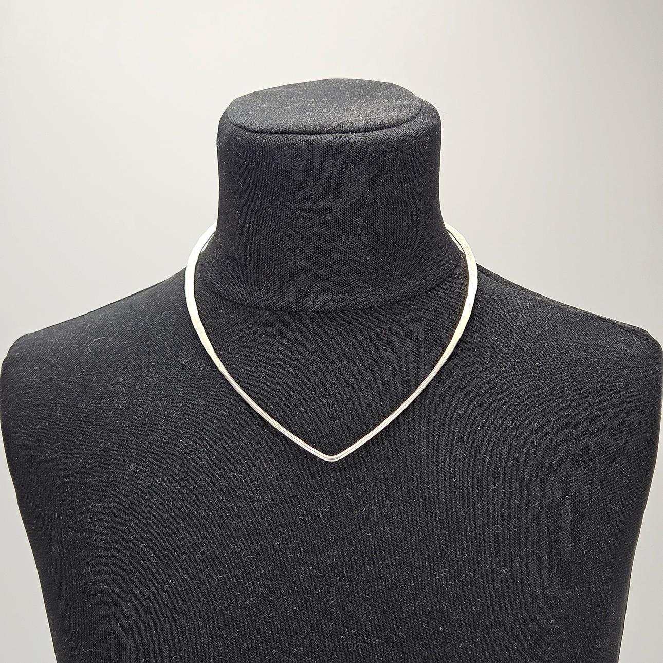 DAVID ANDERSEN. Halsring, silver, Norge.
