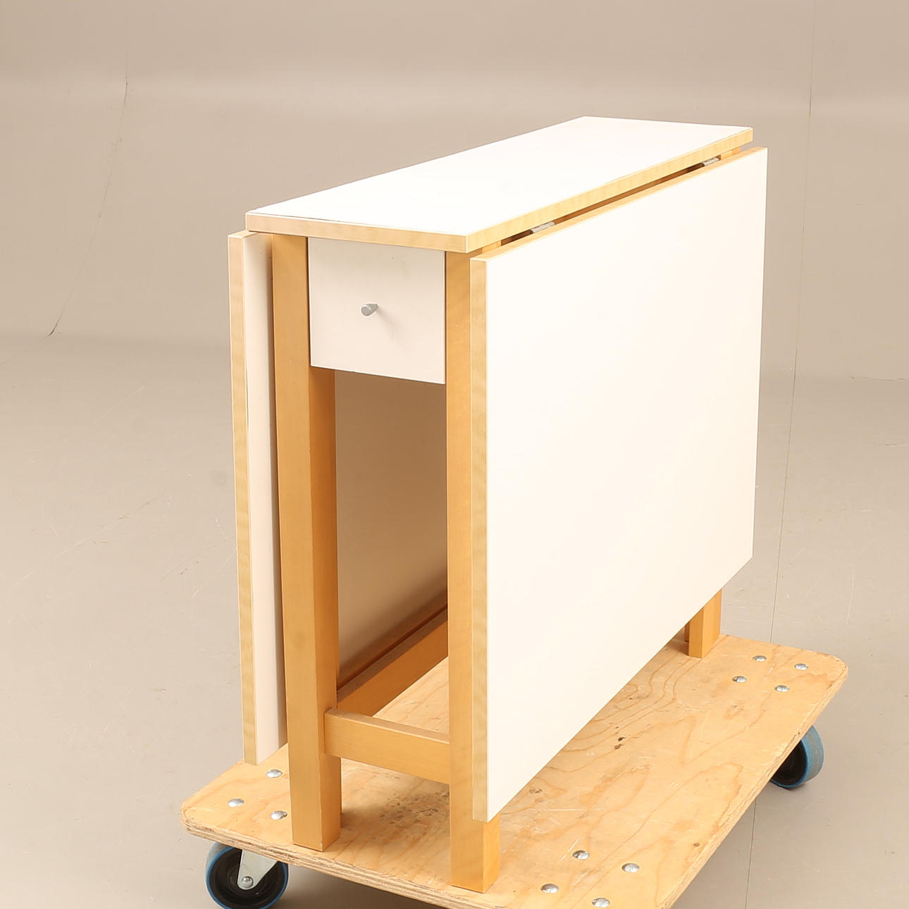 A contemporary Ikea “Nordic” table.