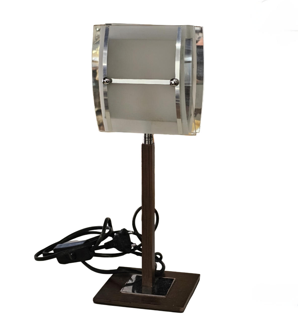 Metal table lamp. 70's.