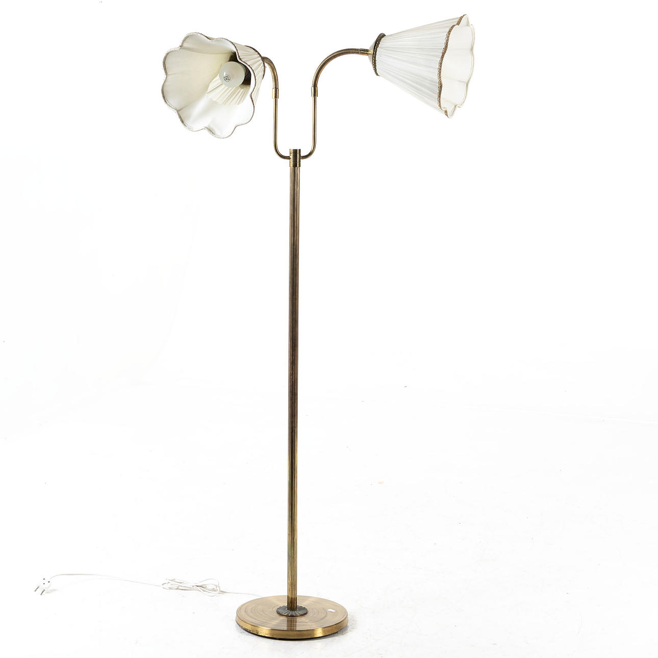 GOLVLAMPA, 2-armad, 1900-talets andra hälft.