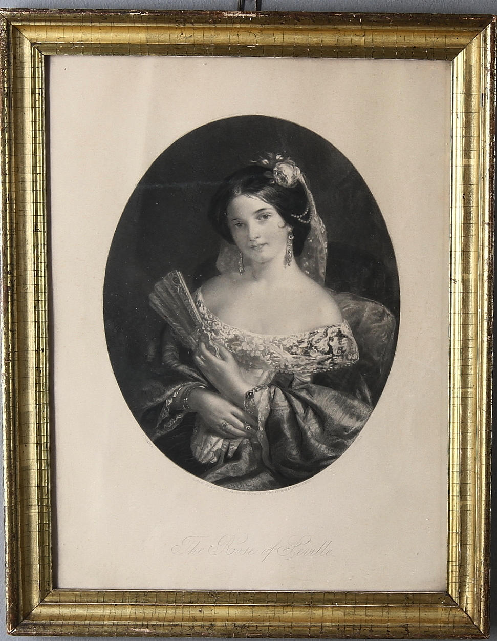 GRAFISKT BLAD, "The Rose of Seville", 1800-talets andra hälft.