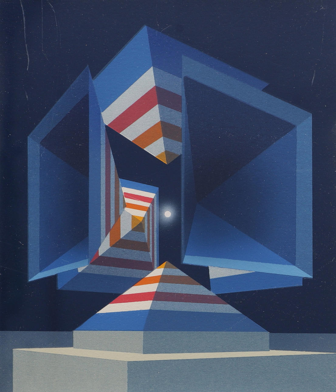 BJÖRN CARLÉN. Silkscreen, signed, numbered 9/160 and dated -89.