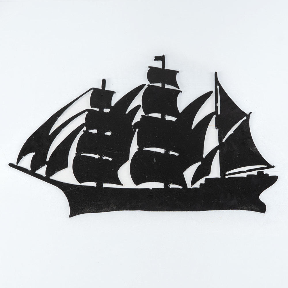 FACADE DECORATION, Sheet/Metal, Black anti-rust paint.