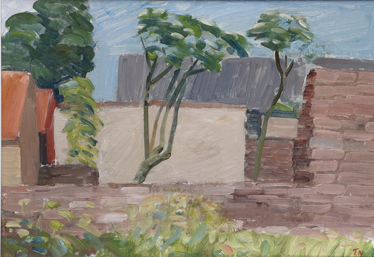 TAKE E NILSSON. Oil on panel, signed, dated 1979.