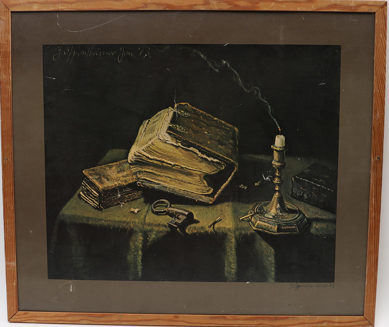 JONNY OPPENHEIMER. Printed by, signed and dated 1973.