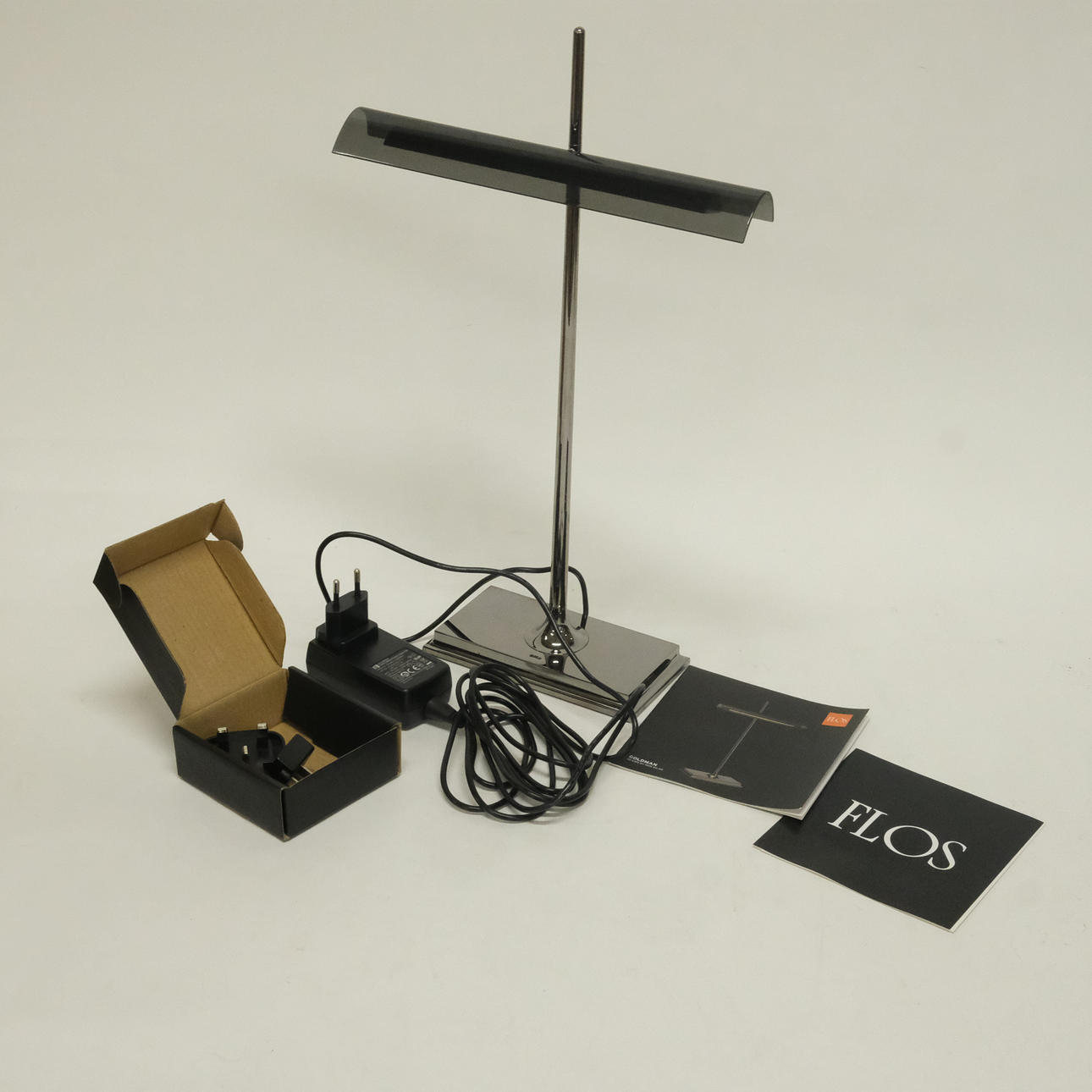 RON GILAD. TABLE LAMP, GOLDMAN, FLOS, BLACK.