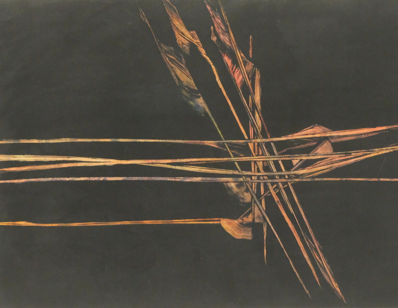 BJÖRN SELDER. “TIME-SPACE V”, MONOTYPE.