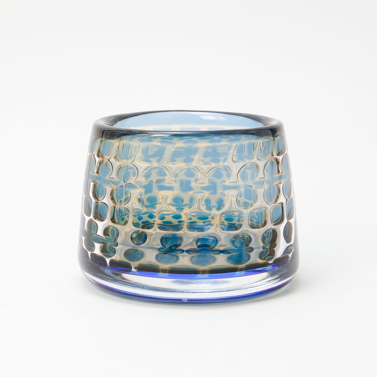 INGEBORG LUNDIN. Vase, Ariel, Orrefors, signed, 1967.