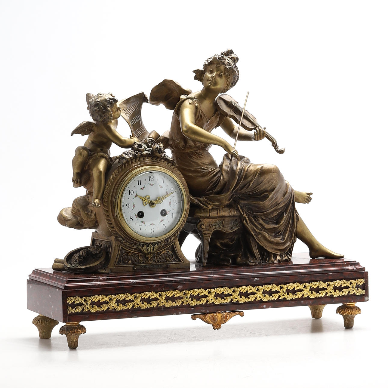 A rococo style table pendant, circa 1900.