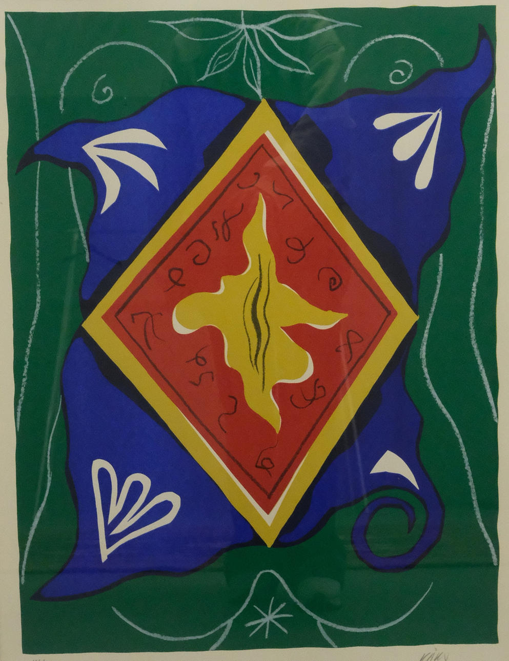 OLLE KÅKS. LITHOGRAPH.