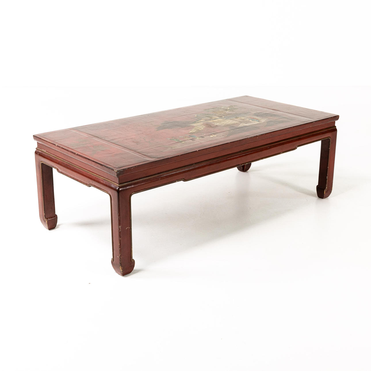 A 20th-century lacquered coffee table, China.