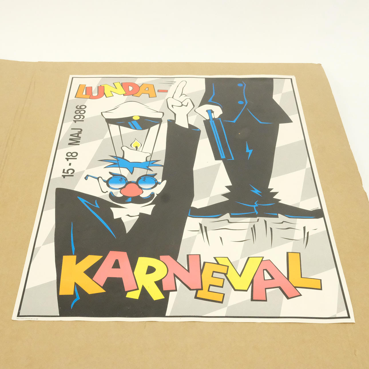 POSTER. LUNDAKARNEVALEN 1986.