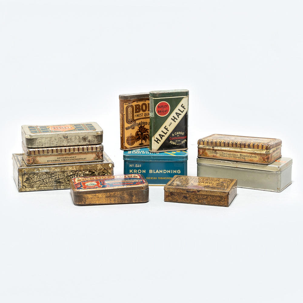 SAMLINGS TOBAKSKRIN (10 delar).