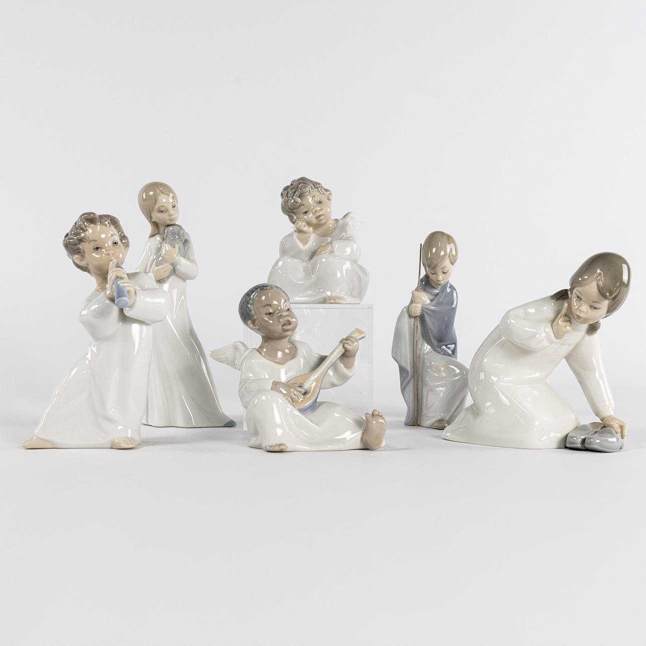 6 figurines, Lladro, Zaphir.