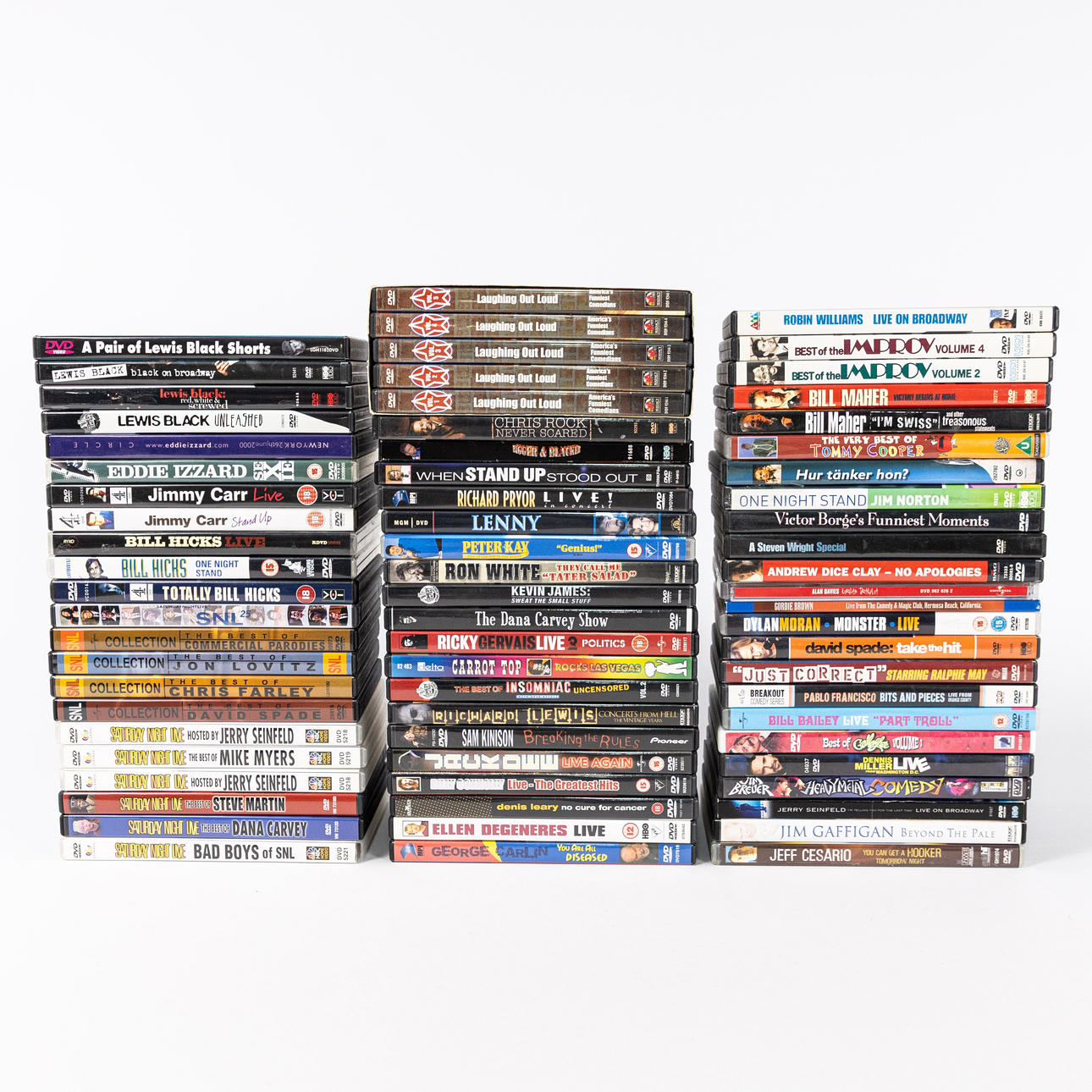 DVD, större samling Stand Up Comedy.