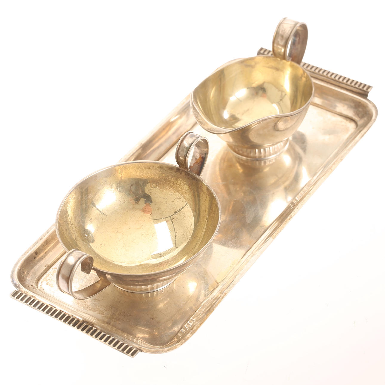 COFFEE SET, 3 pieces, Tore Eldh, silver.