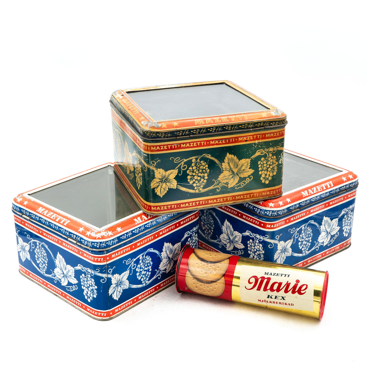 SAMLING MAZZETTI BURKAR (4delar).
