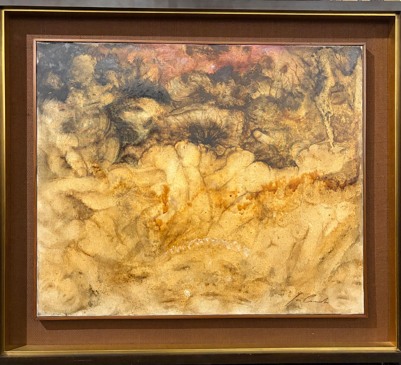 SPANISH SCHOOL, CIRCA 1960. Orgy and composition.