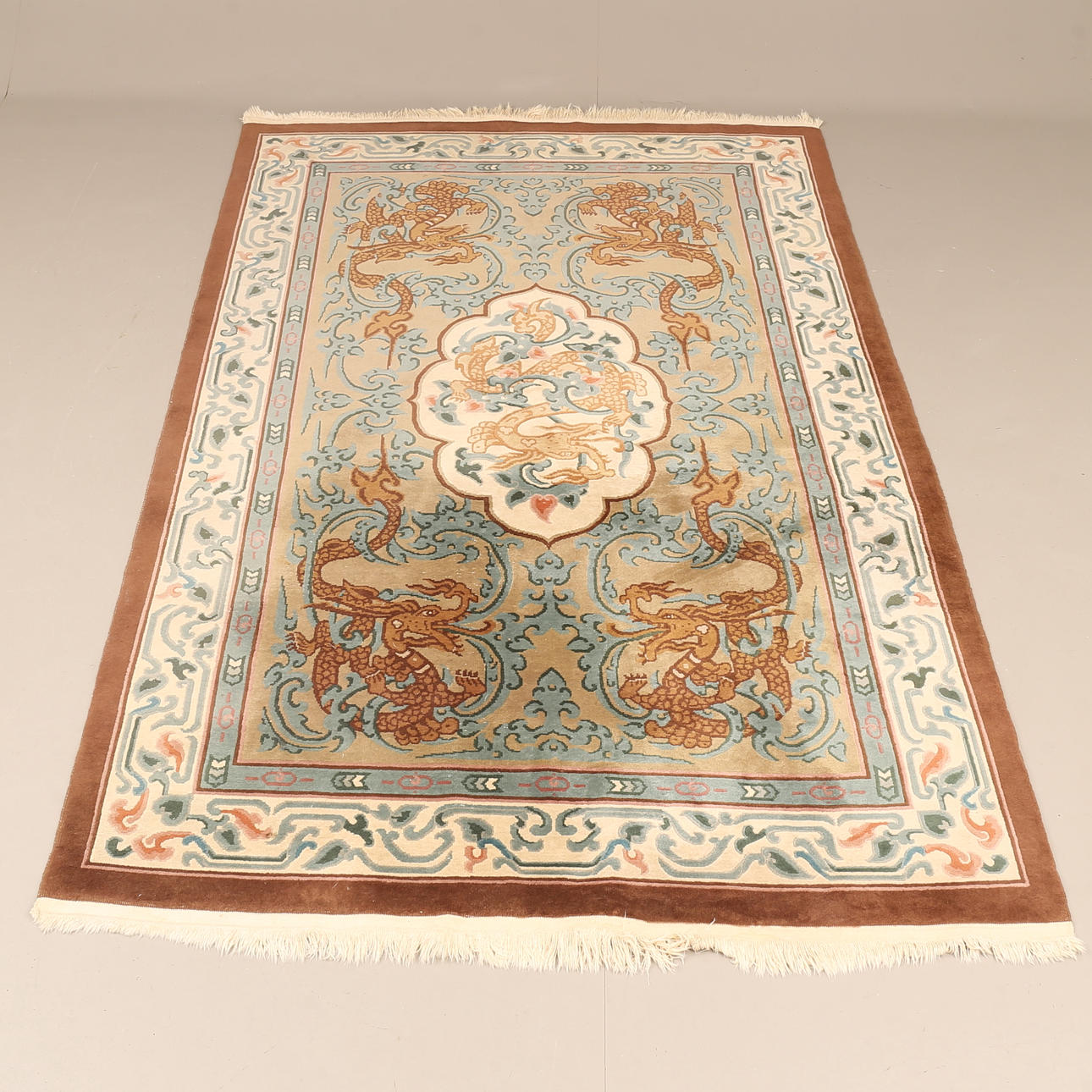 A 20th-century Chinese rug.