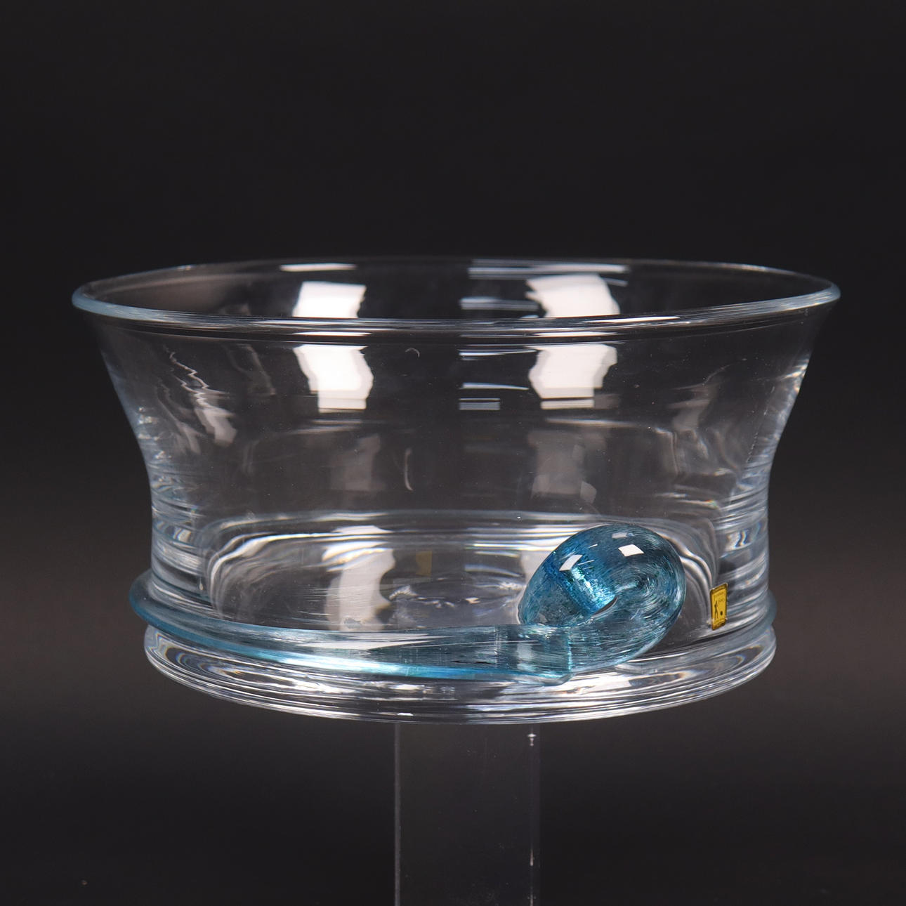 JOHANSFORS GLASBRUK, skål i glas. Glas - Bruksglas - Auctionet