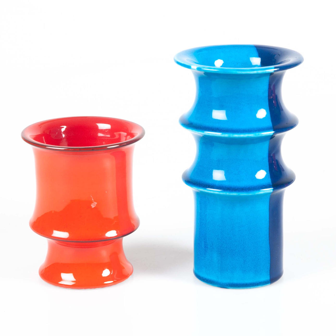 INGER PERSSON. A two stoneware vase, “Pop”, Rörstrand.