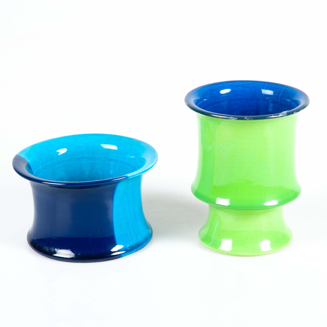 INGER PERSSON. A two stoneware vase, “Pop”, Rörstrand.