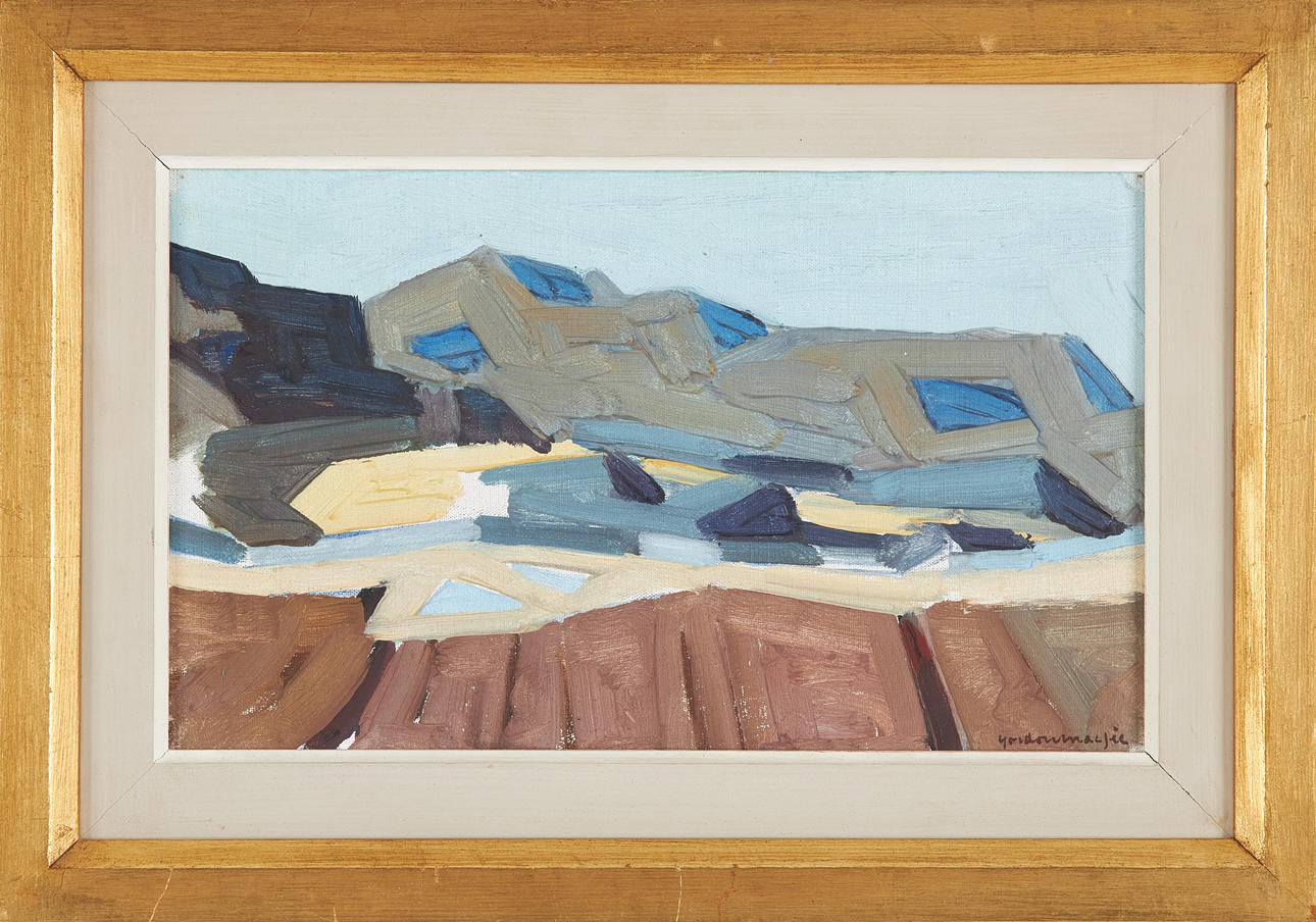 GORDON MACFIE. “Barwinter! , Bohuslän, signed, oil on canvas.