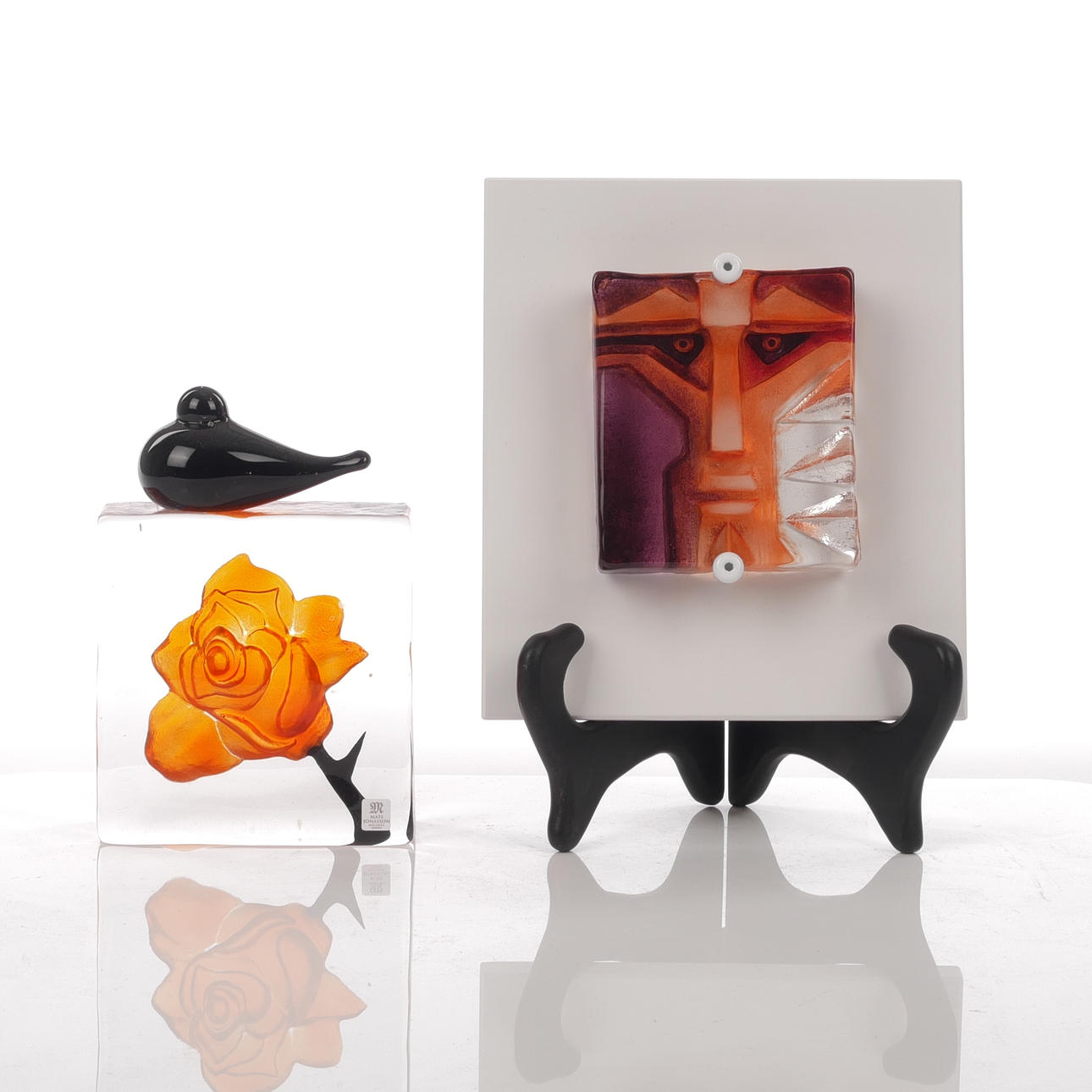 GLASS BLOCKS, 2 pcs, Measuring clasp.