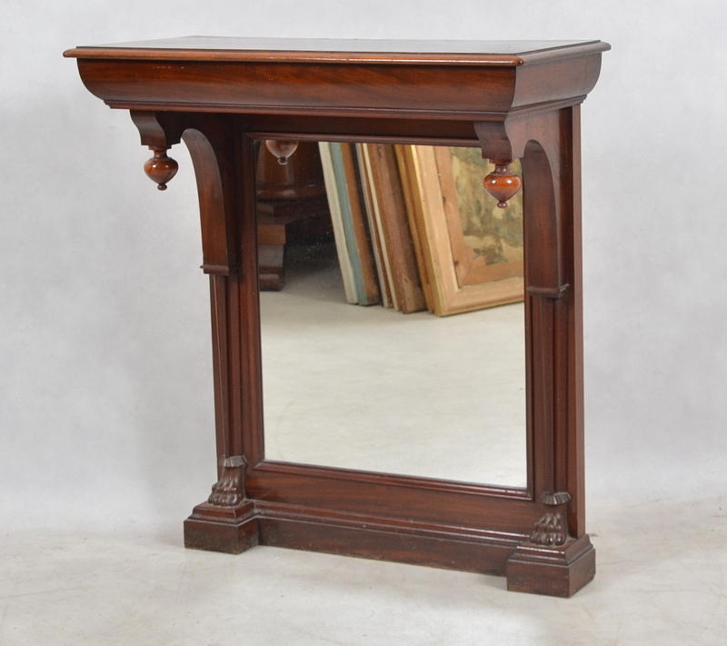 KONSOLBORD MED SPEGEL, danmark, sekelskiftet 1900.