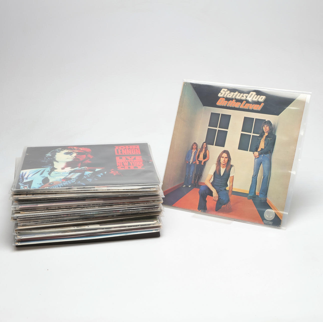 VINYL, LPs, mostly rock.