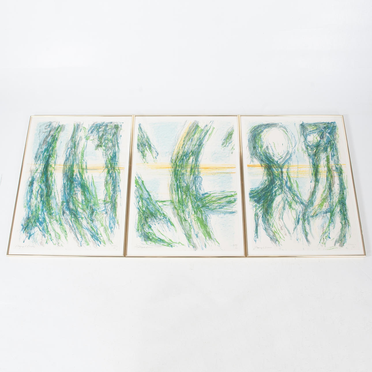 BENGT OLSON. Triptych, “Skagern”, Paris edition.