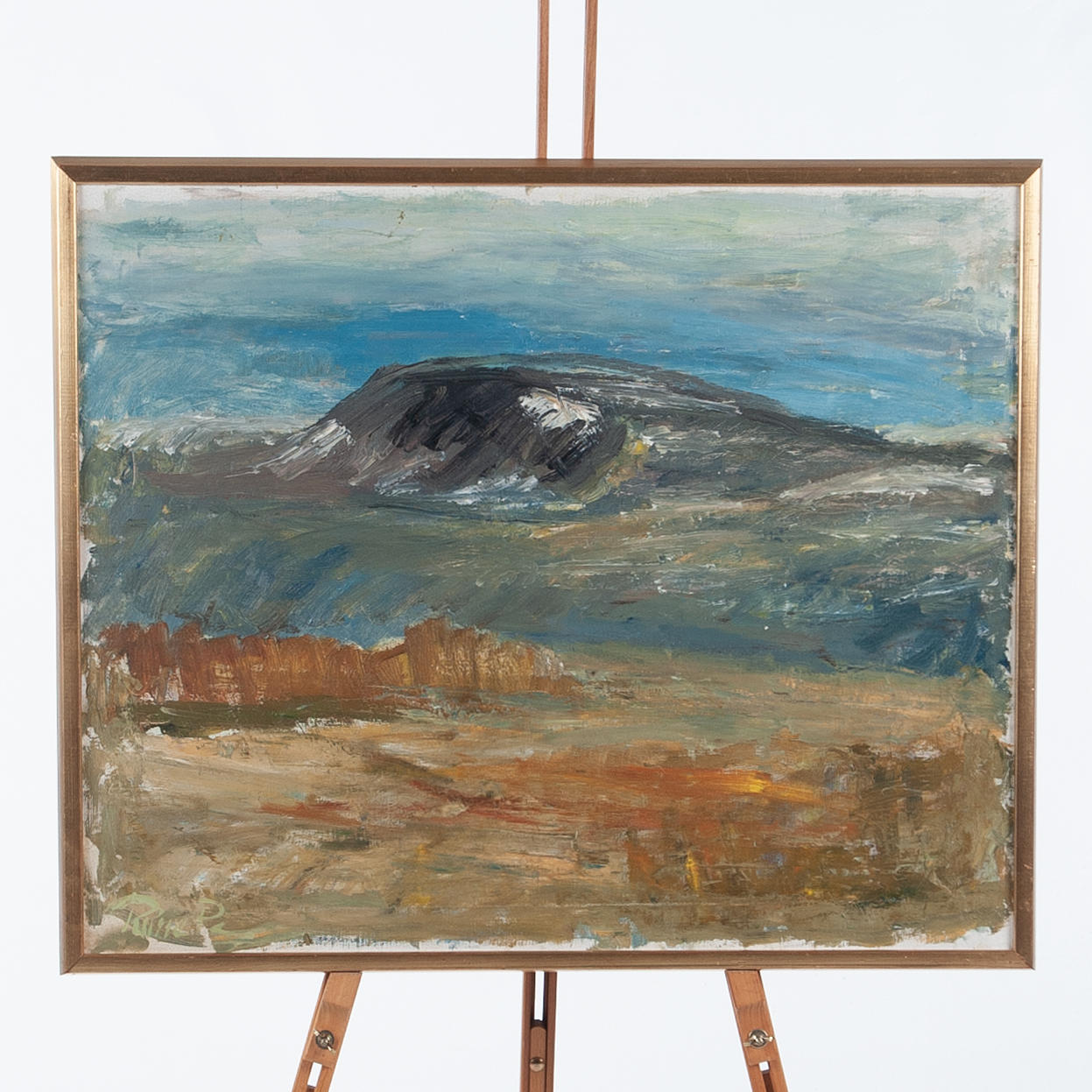 RUNE PERSSON. Oil on canvas, Landscape, Signed.