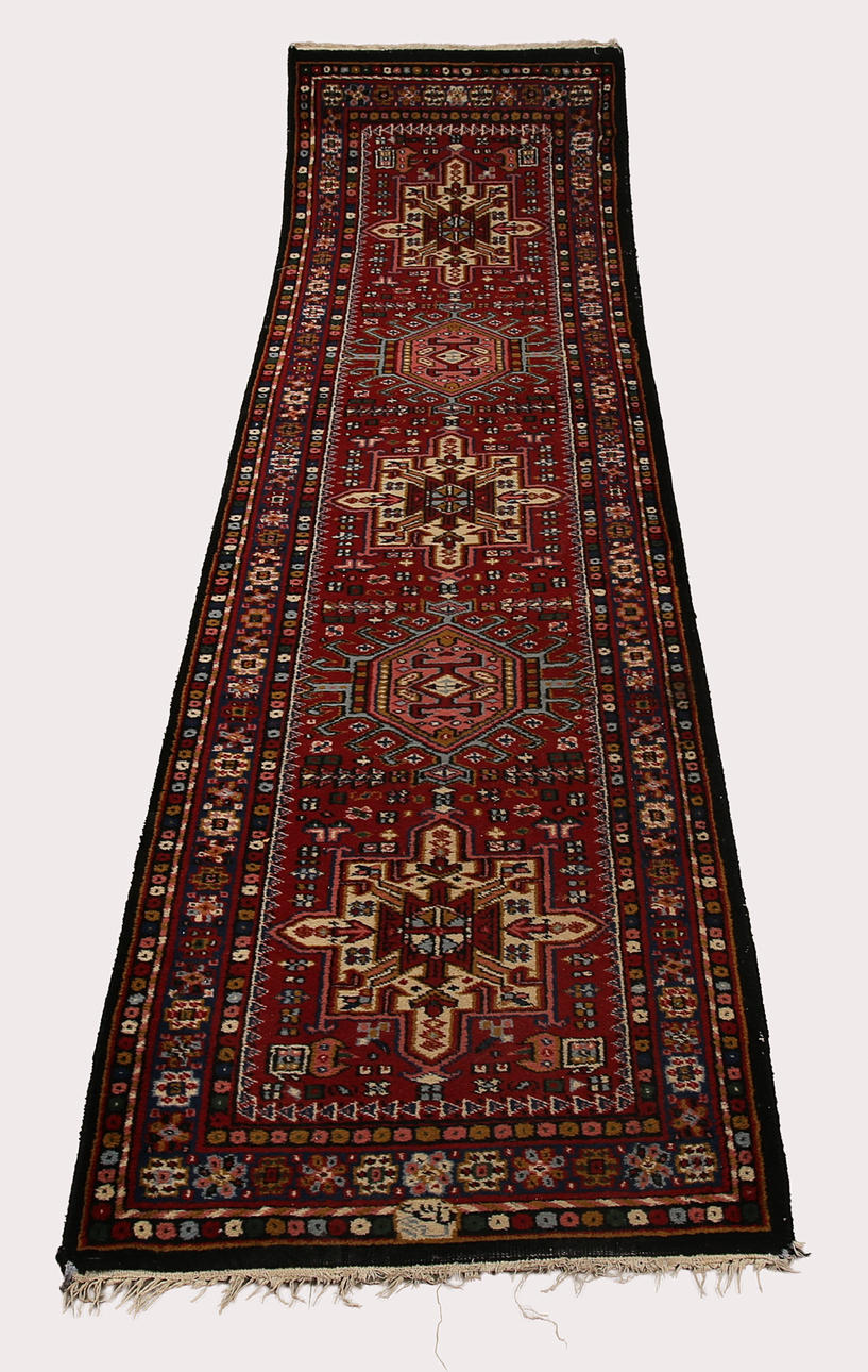 HALLWAY CARPET, Oriental, hand-knotted.