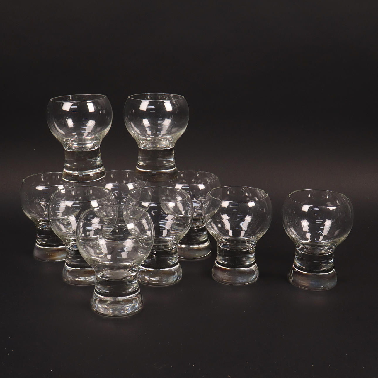 WINE GLASSES, 10 pcs.
