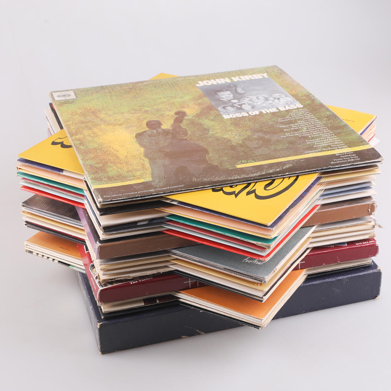 VINYL RECORDS/BOXES, 33 pieces, jazz, blues, etc.