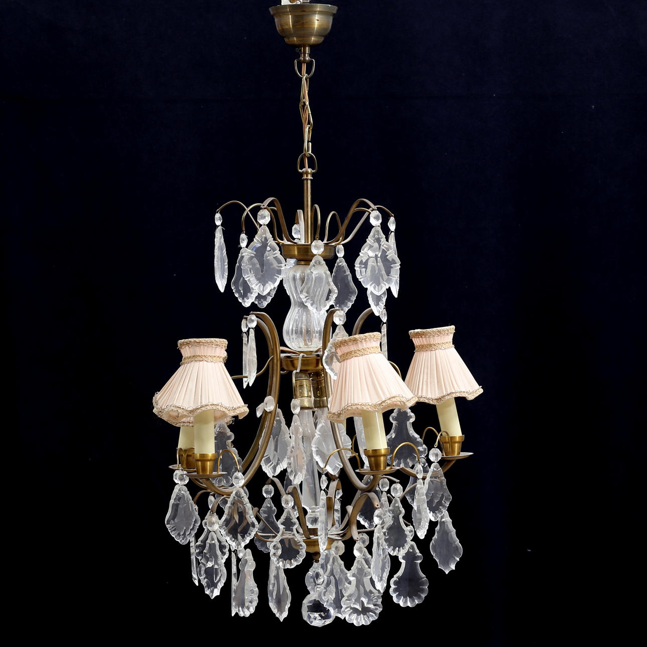A 20th century Rococo chandelier.
