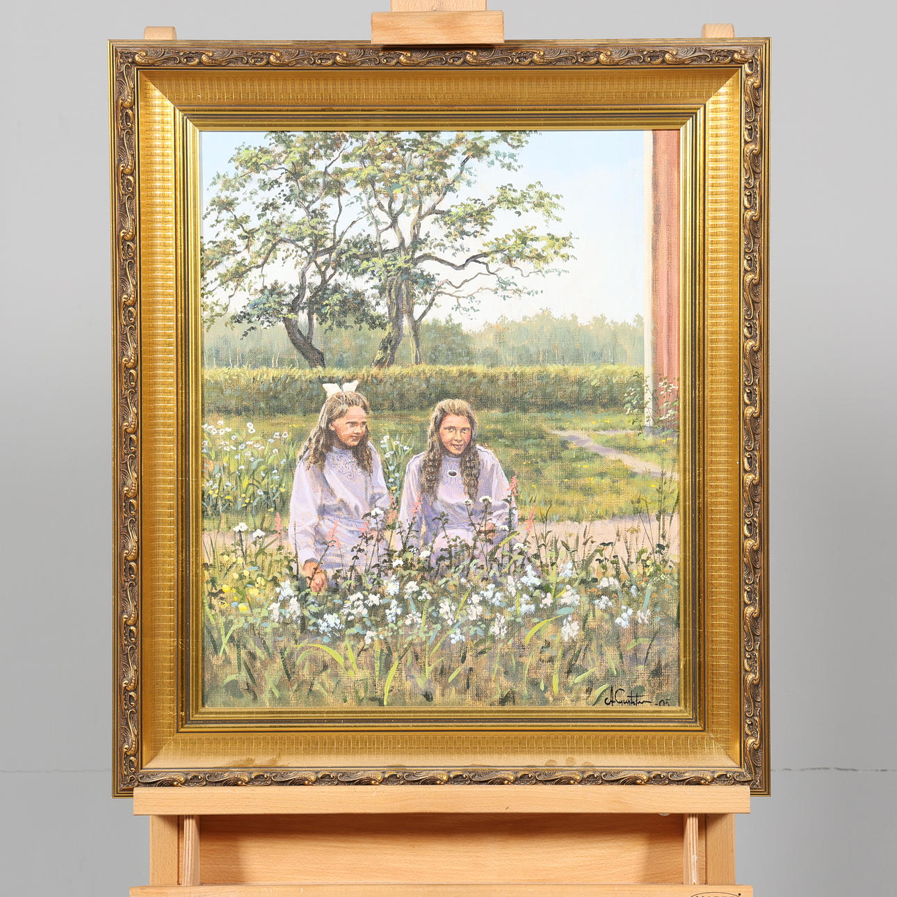 ANDERS GUSTAFSSON. OIL ON CANVAS, signed and dated -05.