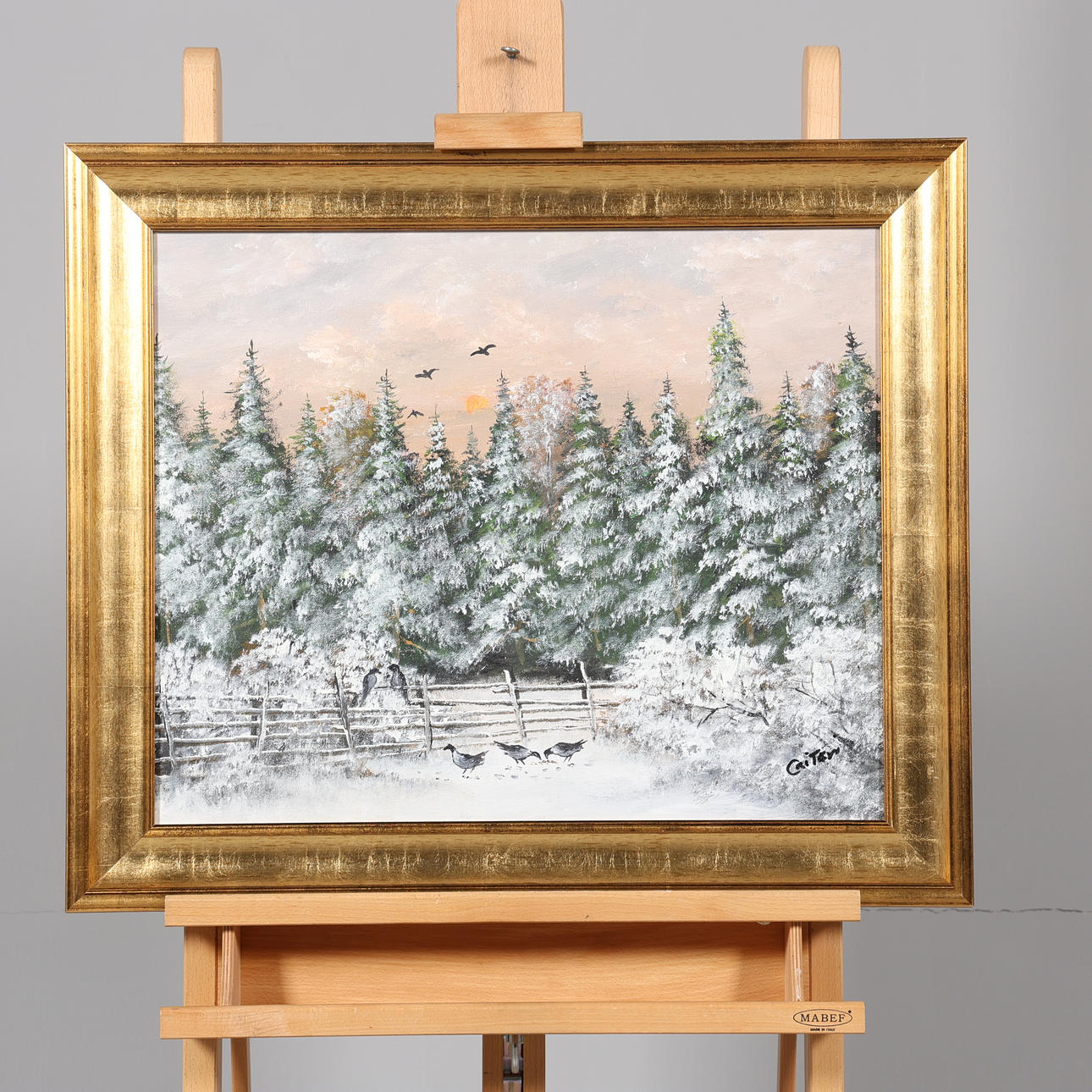 EINAR CRITÉN. OIL ON CANVAS, Signed.