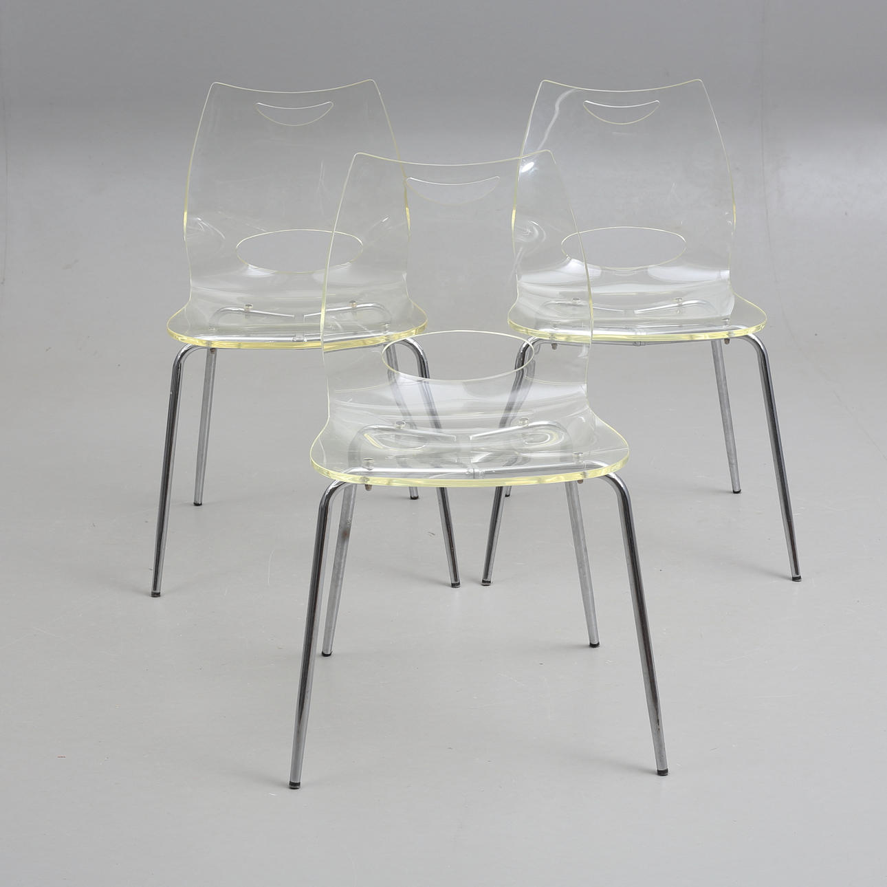 STOLAR, 3 st, akryl/stål, 1900/2000-tal.