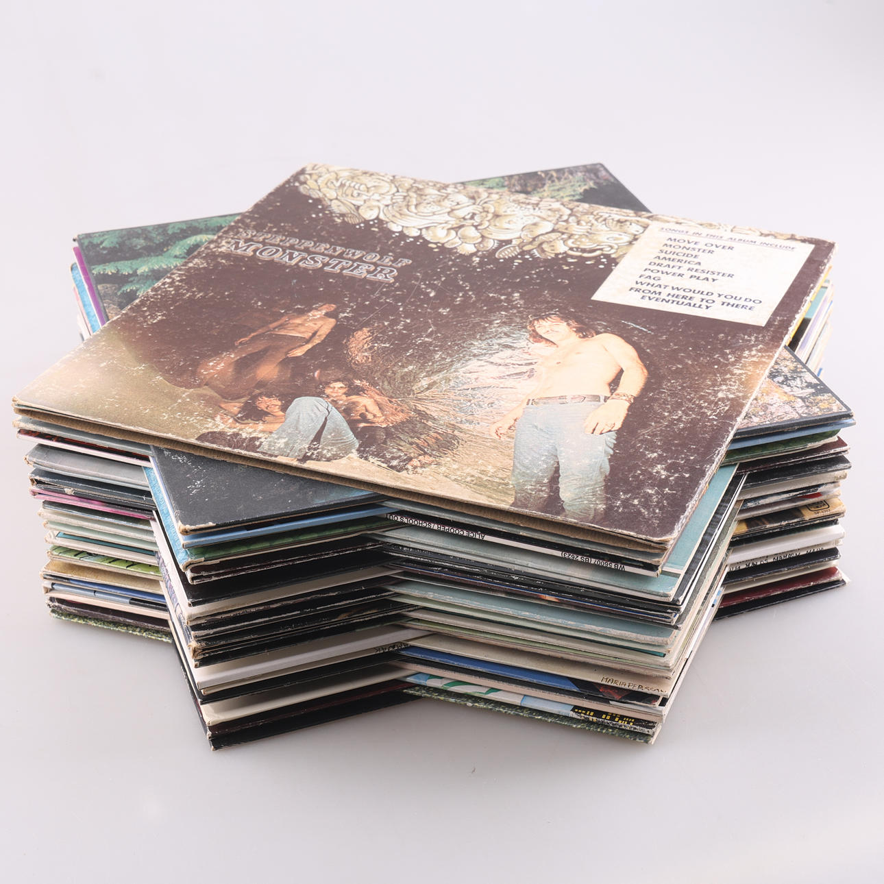 VINYL RECORDS, 32 pieces, rock.