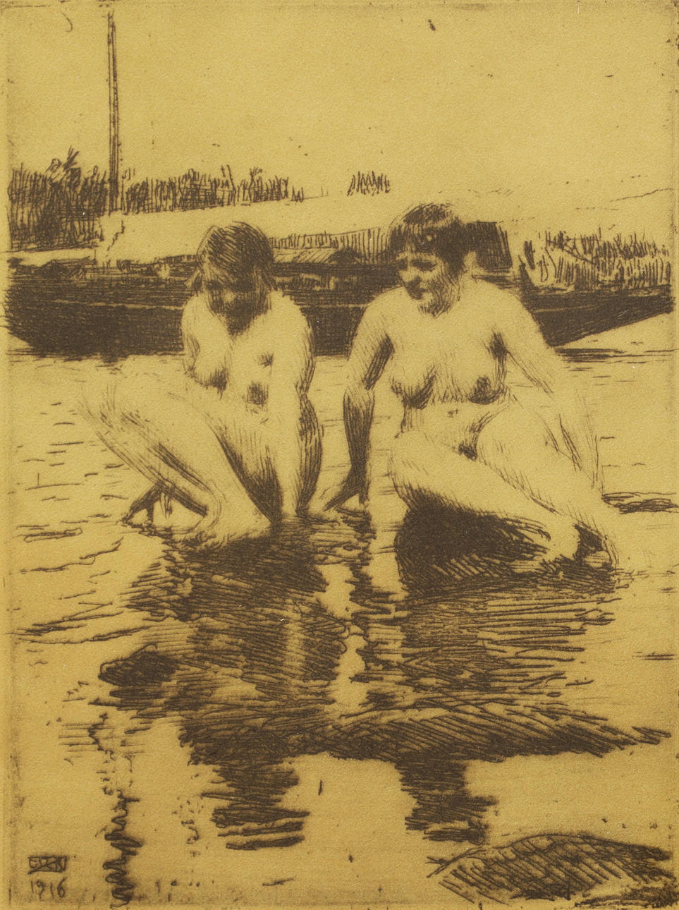 ANDERS ZORN. Litografiskt tryck efter, Bengtssons Lito AB.